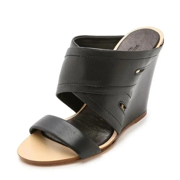 Rag & Bone Shaw Mules In Black - Picture 1 of 9